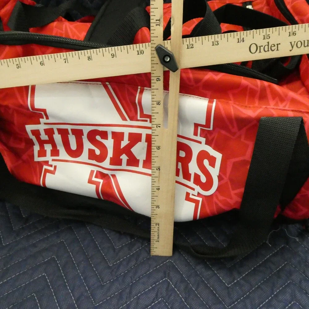 Nebraska Huskers Duffle Bag Youth Adult Boys Mens Gym Workout Bag Cornhuskers‎